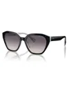 Ralph Lauren Women's Sunglasses, Ra5315u In Shiny Black On Opal Gray