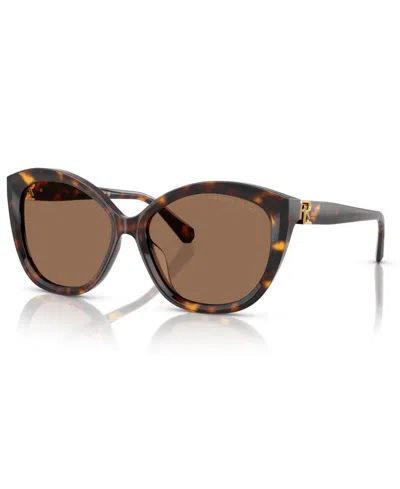 Polo Ralph Lauren Women's Sunglasses Rl8225u In Dark Havana