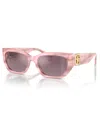 Shop Polo Ralph Lauren Women's Sunglasses, The Bridget Rl8222 In Oystershell Rose,mauve