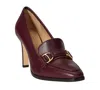 Ralph Lauren Women's Tasha Slip On Loafer Pumps In Burgundy