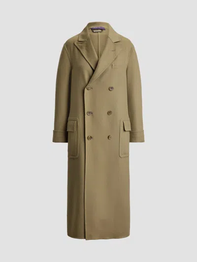 Ralph Lauren Women's Taylan Lightweight Split Cashmere Polo Coat In Brown