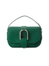 Polo Ralph Lauren Women's Welington Calfskin Mini Chain Bag In Bottle Green