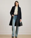 Ralph Lauren Wool-blend Double-breasted Coat In Black