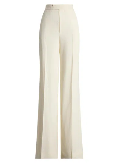 Ralph Lauren Jody Pleated Pant In White