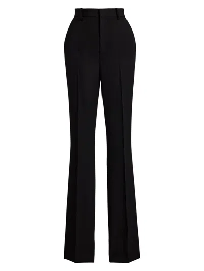 Ralph Lauren Collection Barnet Barathea Tuxedo Pants In Black