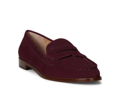 Ralph Lauren Women's Wynnie Loafers In Burgundy
