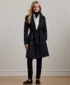 Ralph Lauren Women's Belted Water-resistant Trench Coat In Black