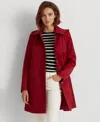 Ralph Lauren Womens Hooded A-line Raincoat
