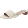 Ralph Lauren Womens Leather Slide Sandals In Multi