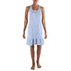 Ralph Lauren Womens Printed Cotton Nightgown In Blue