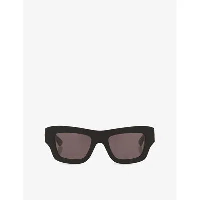 Ralph Lauren Womens Black Bv1357s Rectangle-frame Acetate Sunglasses