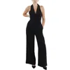 Ralph Lauren Womens Satin Trim Polyester Jumpsuit