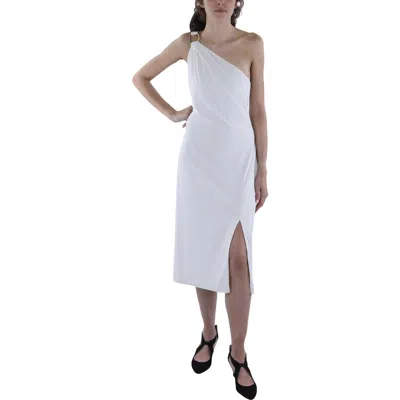Ralph Lauren Womens Slit Polyester Cocktail And Party Dress In White