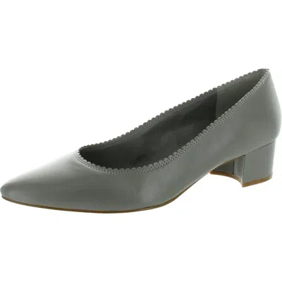 Ralph Lauren Womens Solid Leather Pumps