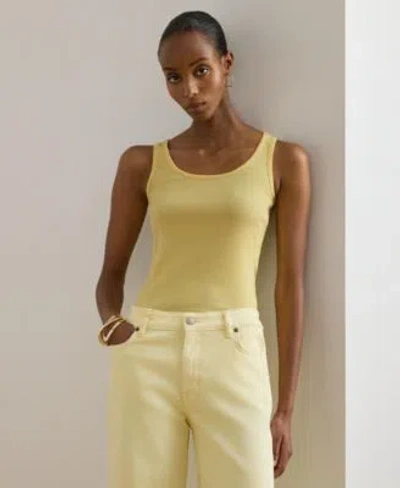 Ralph Lauren Womens Stretch Tank Top In Yellow