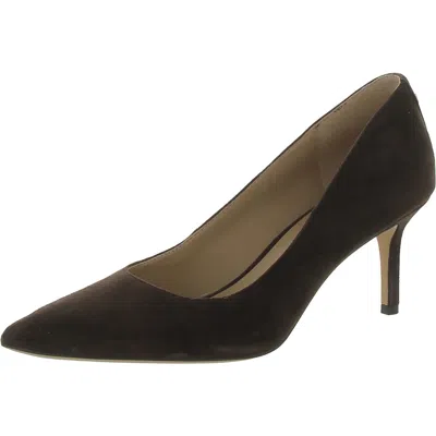 Ralph Lauren Womens Suede Pointed Toe Pumps
