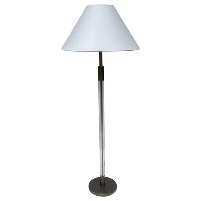 Pre-owned Ralph Lauren Wonderful Visual Comfort  Floor Lamp Brass Lucite White Shade