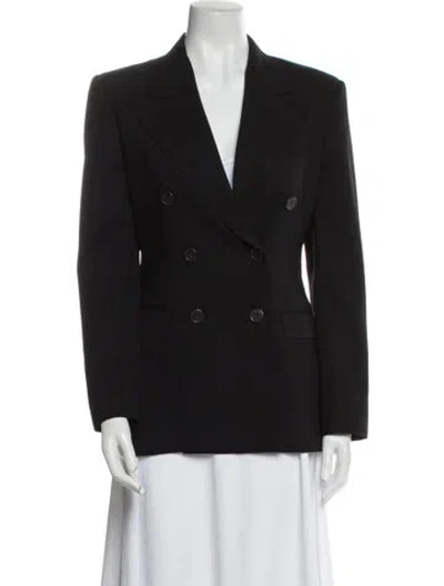 Pre-owned Ralph Lauren Wool Blazer In Black