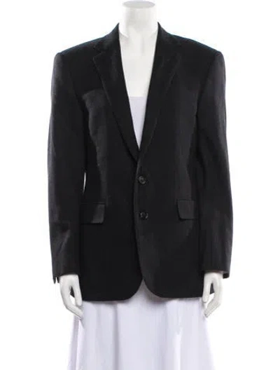 Pre-owned Ralph Lauren Wool Blazer In Black