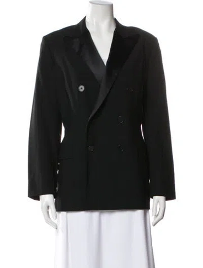 Pre-owned Ralph Lauren Wool Blazer In Black
