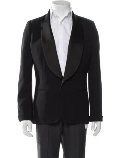 Pre-owned Ralph Lauren Wool Blazer In Black