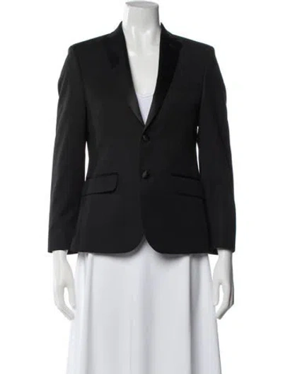 Pre-owned Ralph Lauren Wool Blazer In Black
