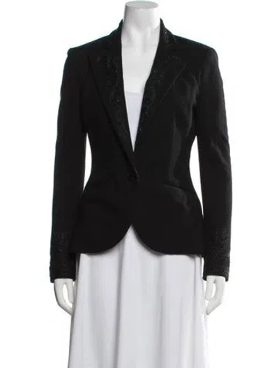 Pre-owned Ralph Lauren Wool Blazer In Black