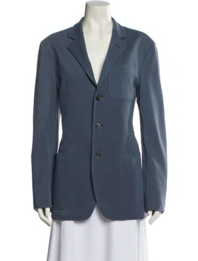 Pre-owned Ralph Lauren Wool Blazer In Blue