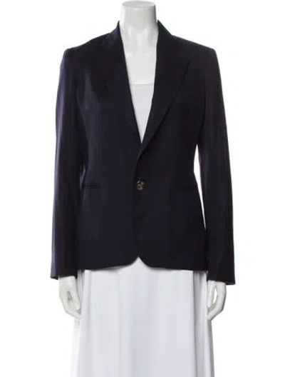 Pre-owned Ralph Lauren Wool Blazer In Blue