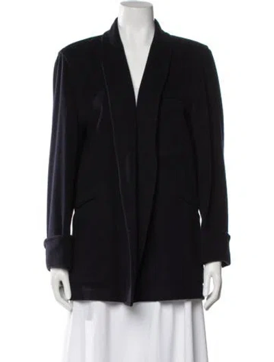 Pre-owned Ralph Lauren Wool Blazer In Blue