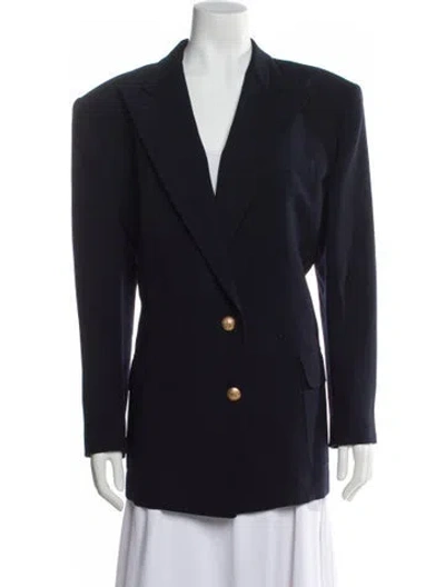 Pre-owned Ralph Lauren Wool Blazer In Blue