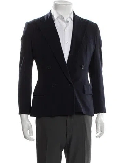 Pre-owned Ralph Lauren Wool Blazer In Blue