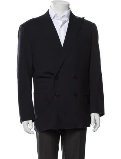 Pre-owned Ralph Lauren Wool Blazer In Blue