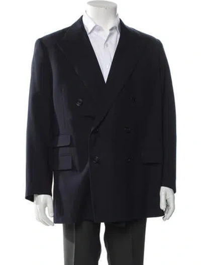 Pre-owned Ralph Lauren Wool Blazer In Blue