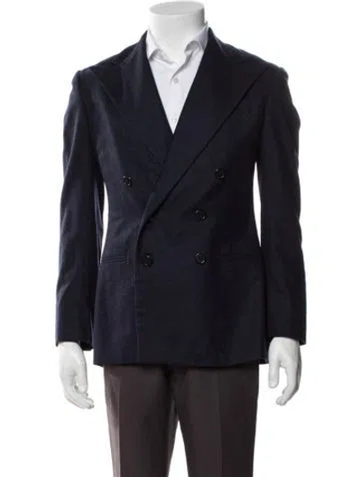 Pre-owned Ralph Lauren Wool Blazer In Blue