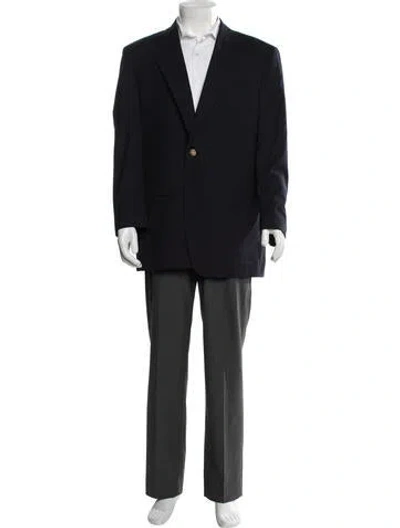 Pre-owned Ralph Lauren Wool Blazer In Blue