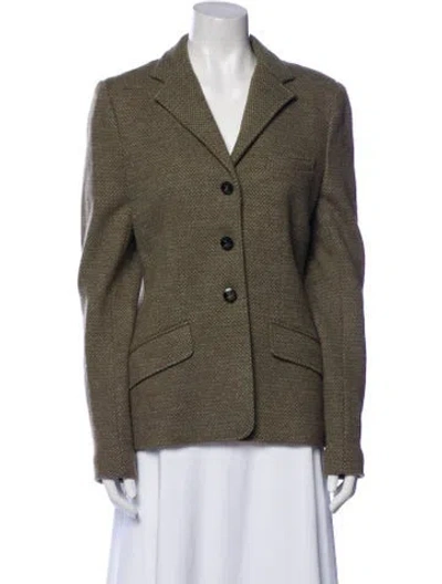 Pre-owned Ralph Lauren Wool Blazer In Brown