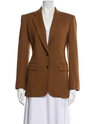 Pre-owned Ralph Lauren Wool Blazer In Brown