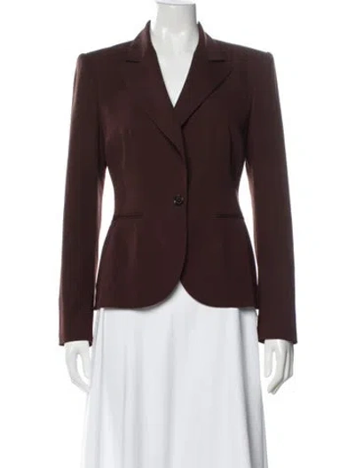 Pre-owned Ralph Lauren Wool Blazer In Brown