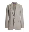 Ralph Lauren Wool Blazer In Gray