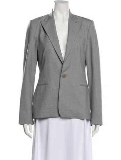 Pre-owned Ralph Lauren Wool Blazer In Gray