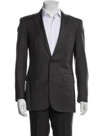 Pre-owned Ralph Lauren Wool Blazer In Gray