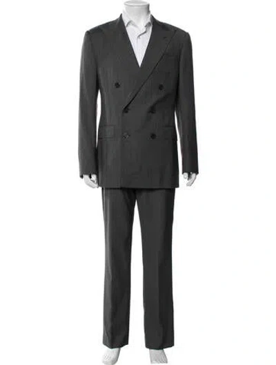 Pre-owned Ralph Lauren Wool Blazer In Gray