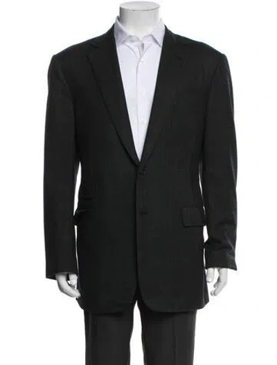 Pre-owned Ralph Lauren Wool Blazer In Gray