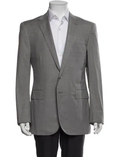 Pre-owned Ralph Lauren Wool Blazer In Gray