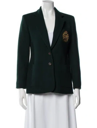 Pre-owned Ralph Lauren Wool Blazer In Green