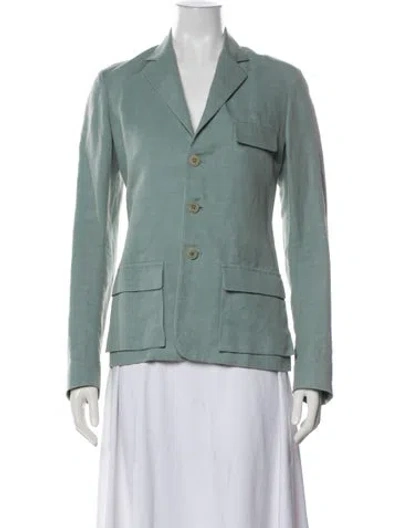 Pre-owned Ralph Lauren Wool Blazer In Green