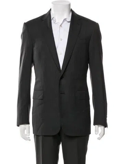 Pre-owned Ralph Lauren Wool Blazer In Grey