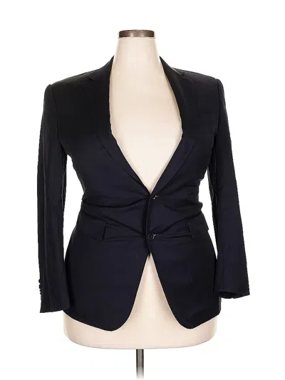 Pre-owned Ralph Lauren Wool Blazer Jacket In Black