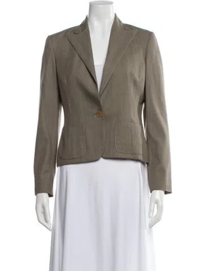 Pre-owned Ralph Lauren Wool Blazer In Neutral